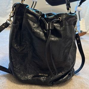 NEW with tags black Cole Haan Stagedoor small studio bag